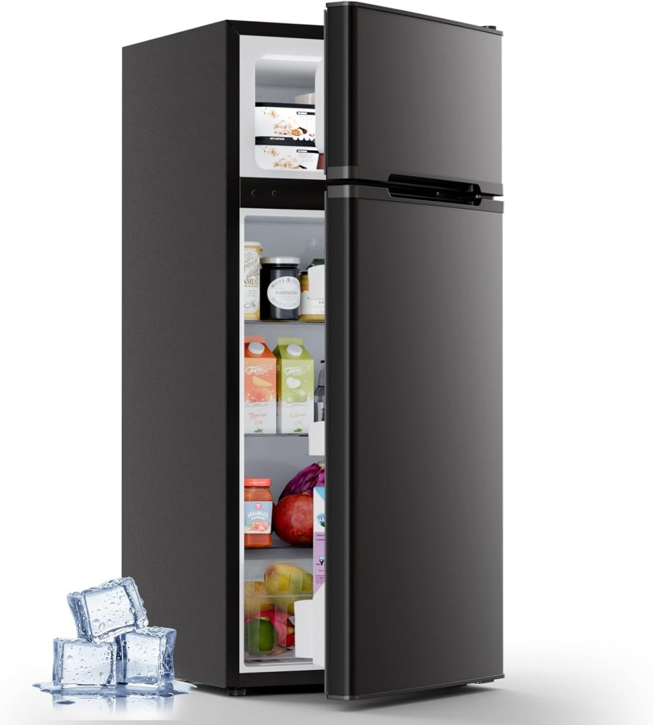 Kismile 4.5 Cu.Ft Mini Fridge with Freezer 58127RRE0