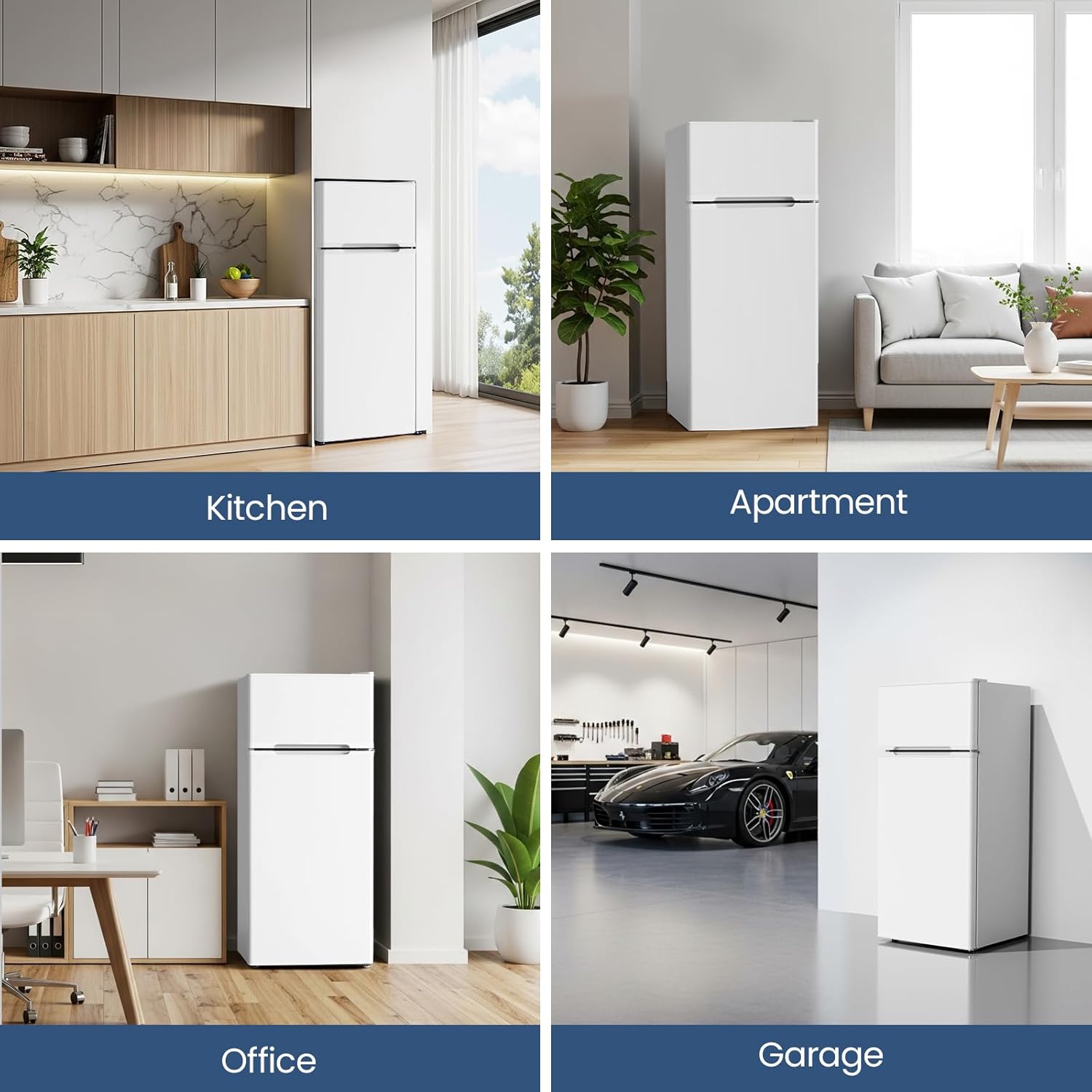 Kismile 4.5 Cu.Ft Mini Fridge with Freezer 58127RRE0 - Image 21