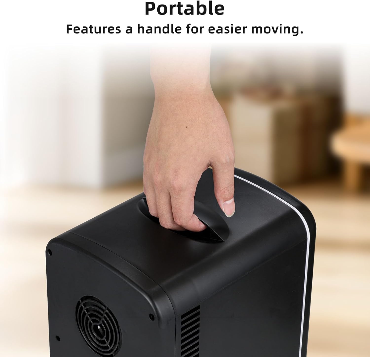 Kismile 4L/6 Can Portable Mini Fridge MF3425 - Image 4