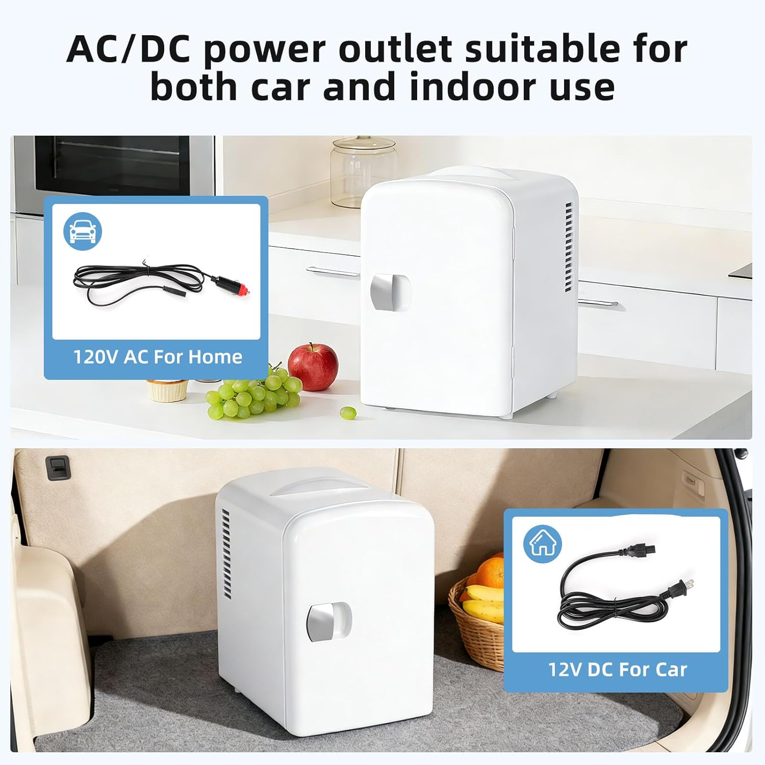 Kismile 4L/6 Can Portable Mini Fridge MF3425 - Image 11