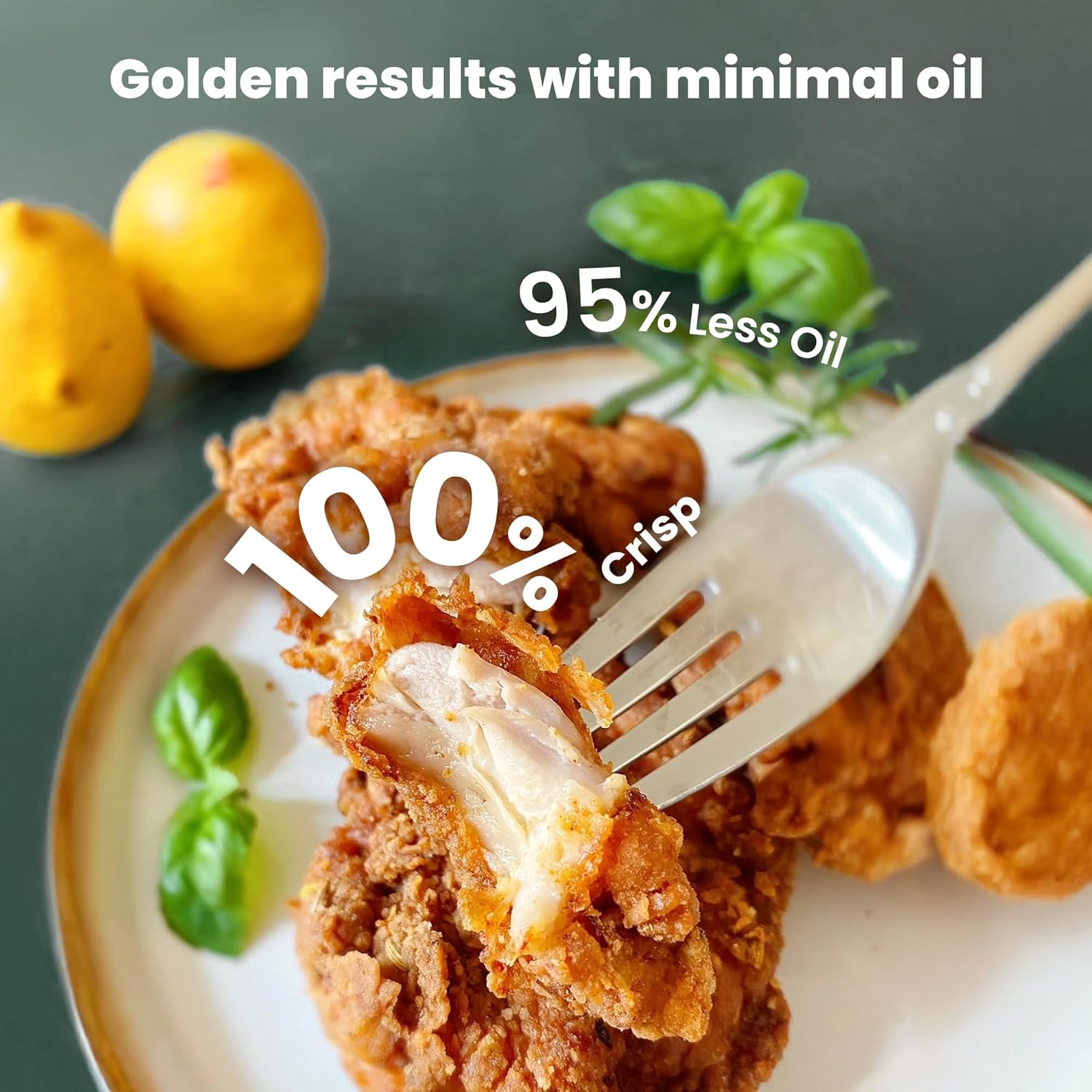 Kismile 5-in-1 Portable Glass Air Fryer K8126 - Image 2