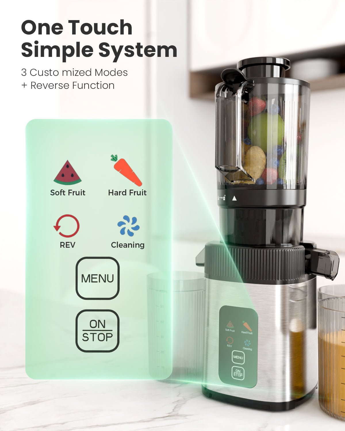 Kismile Cold Press Juicer Machine 27901KJU0 - Image 4