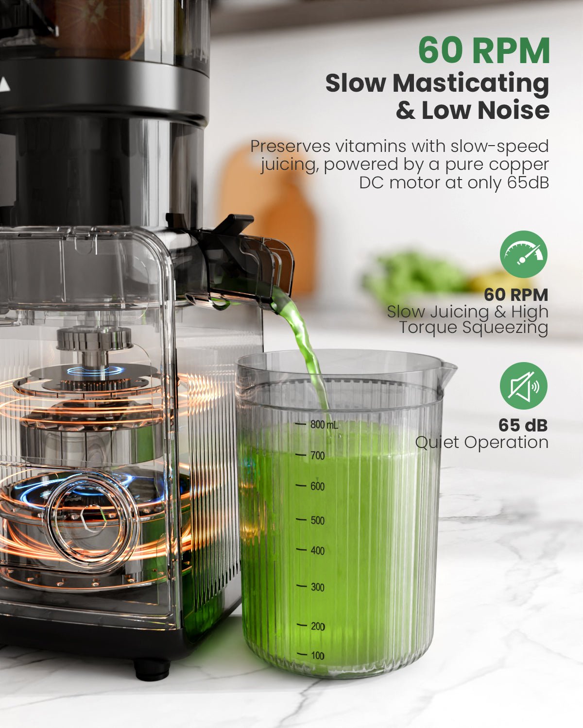Kismile Cold Press Juicer Machine 27901KJU0 - Image 27