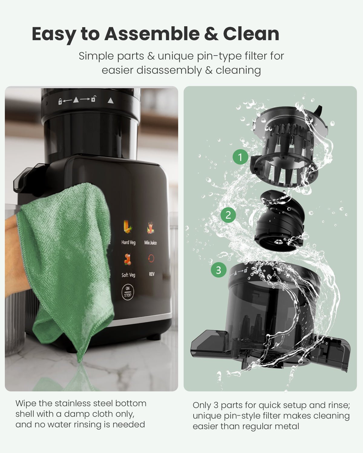 Kismile Cold Press Juicer Machine 27901KJU0 - Image 14