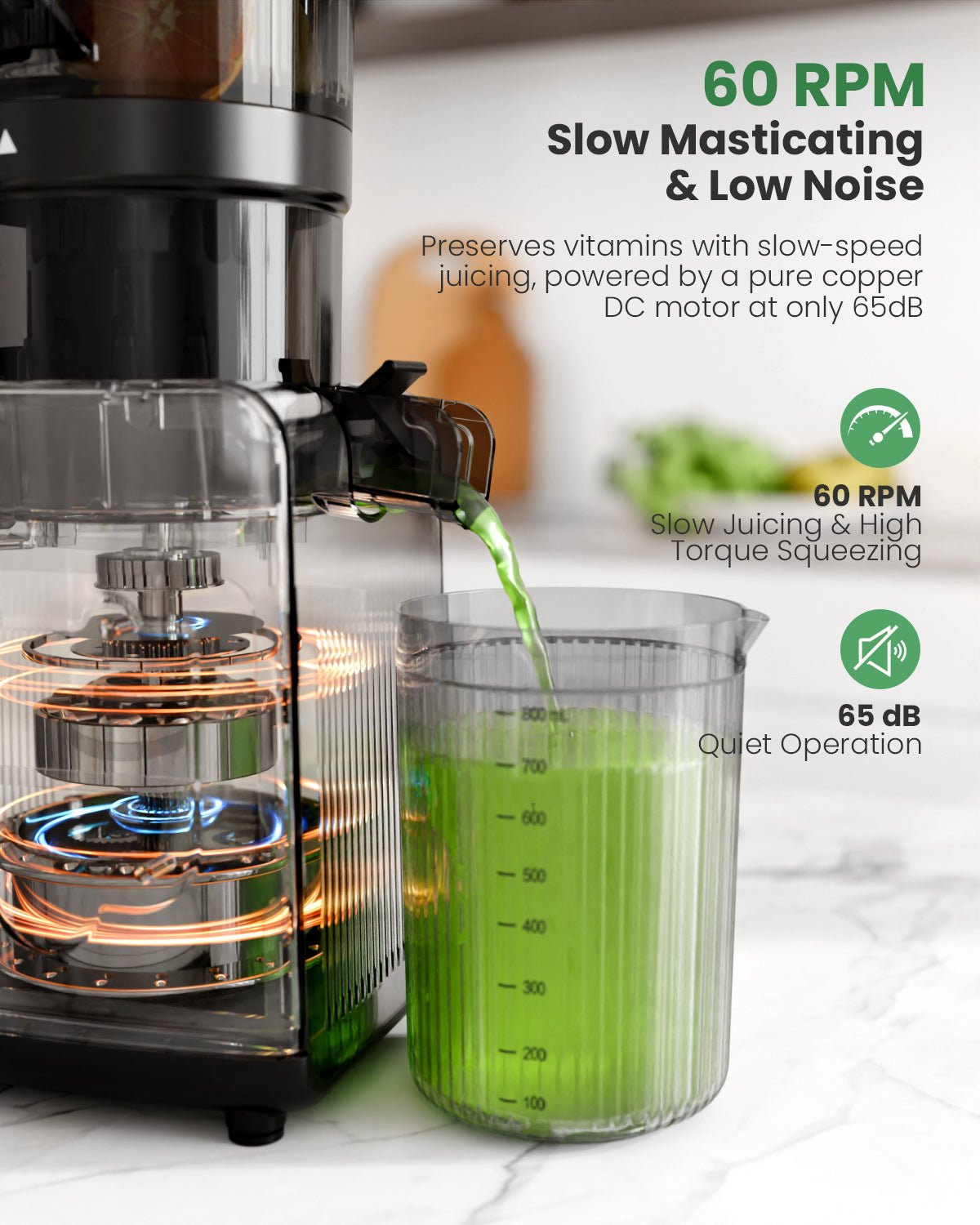 Kismile Cold Press Juicer Machine 27901KJU0 - Image 11