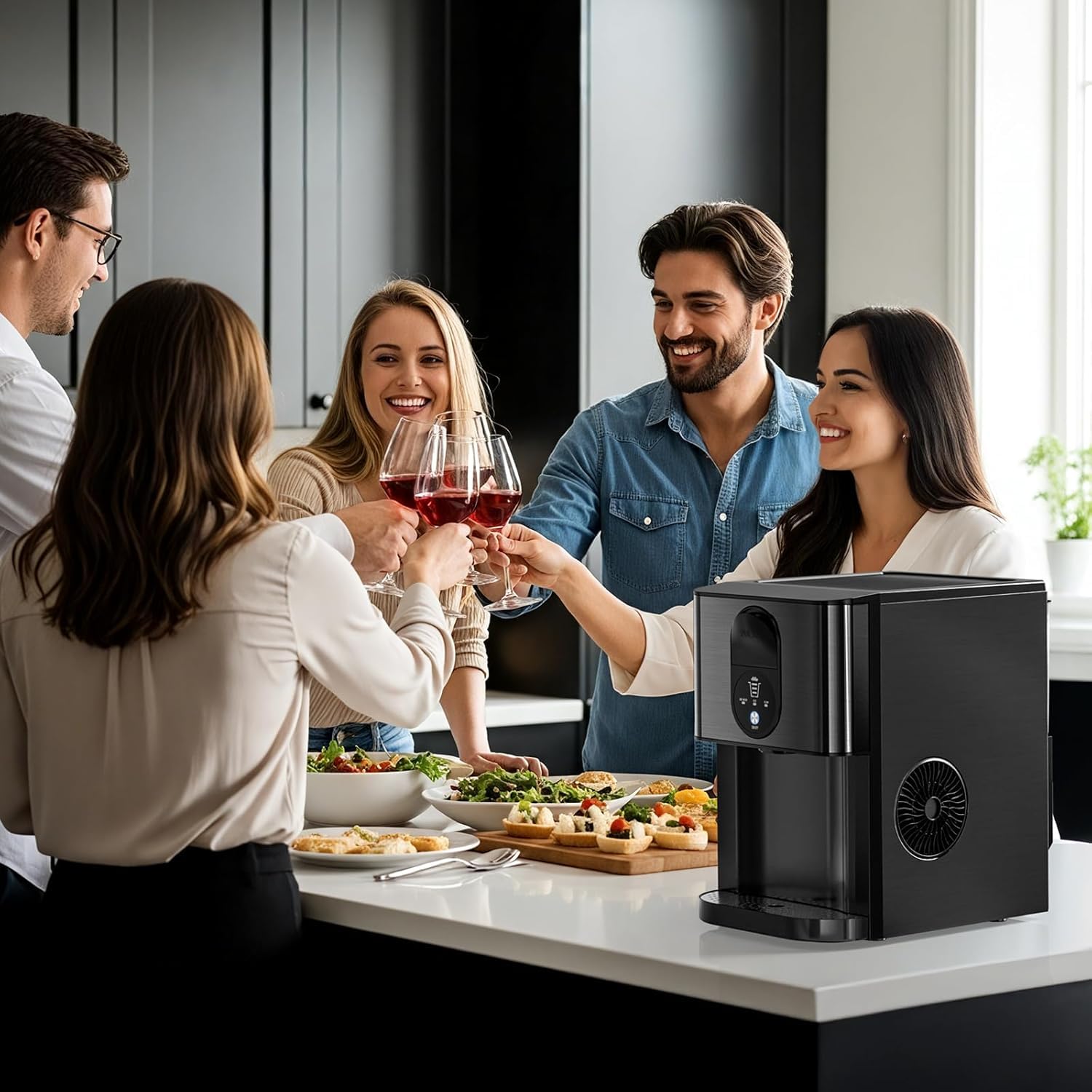 Kismile Countertop Nugget Ice Maker 58015RIM0 - Image 15