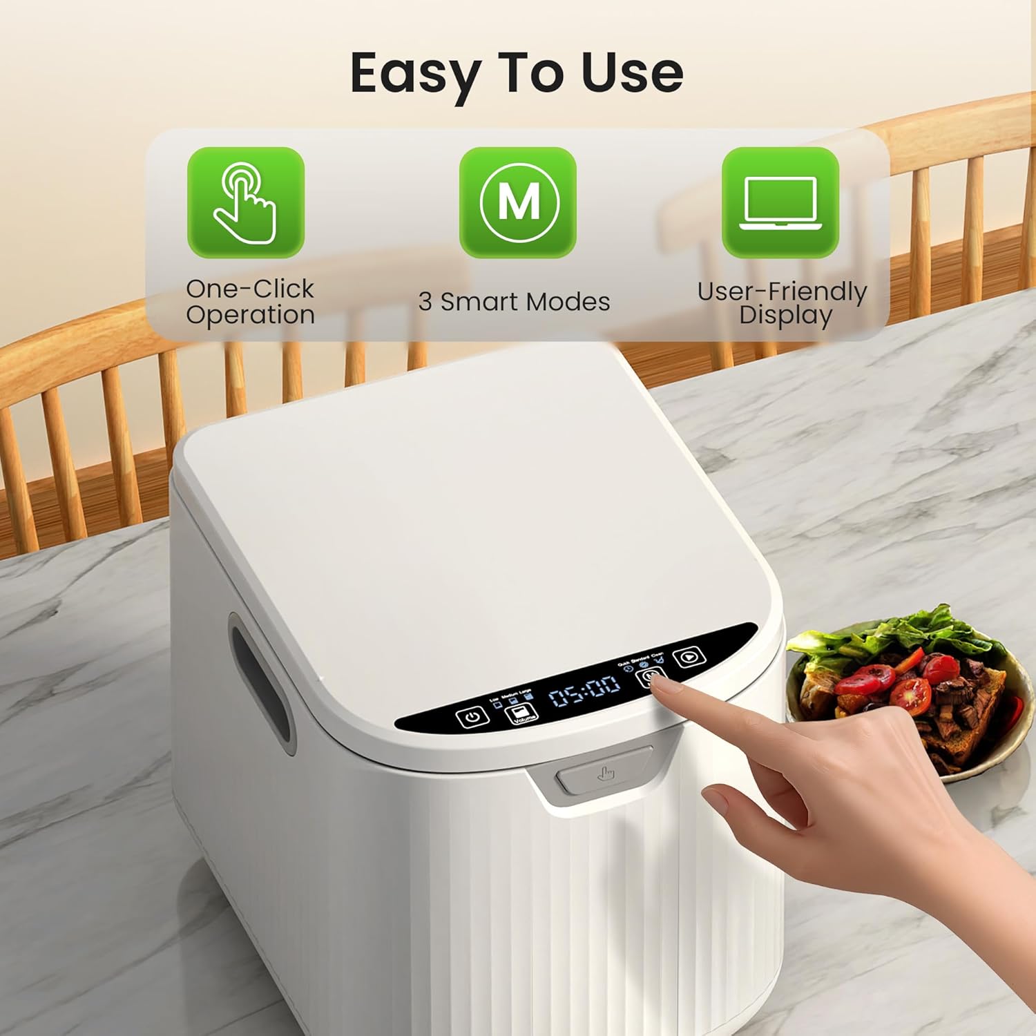Kismile Electric Composter for Kitchen 87002CKW0 - Image 4