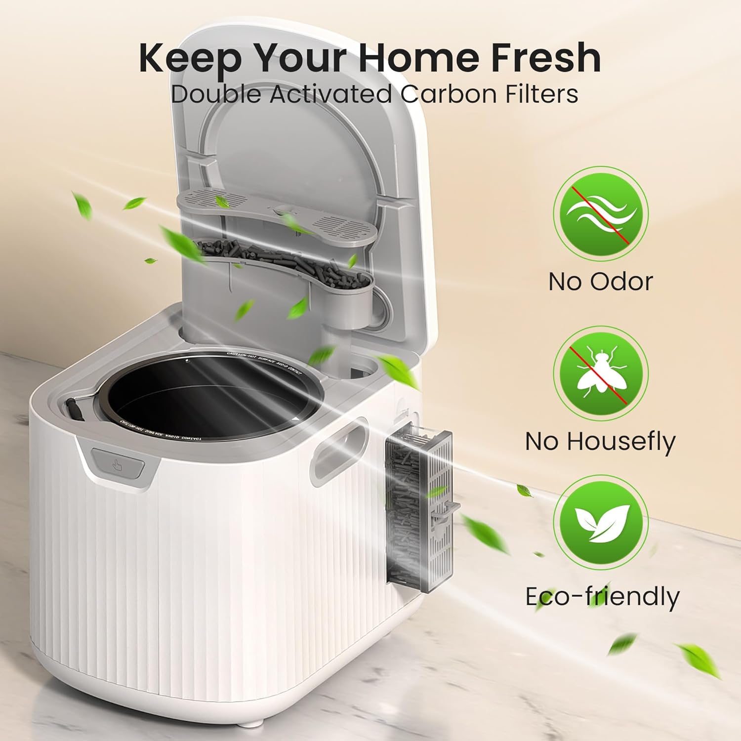 Kismile Electric Composter for Kitchen 87002CKW0 - Image 3