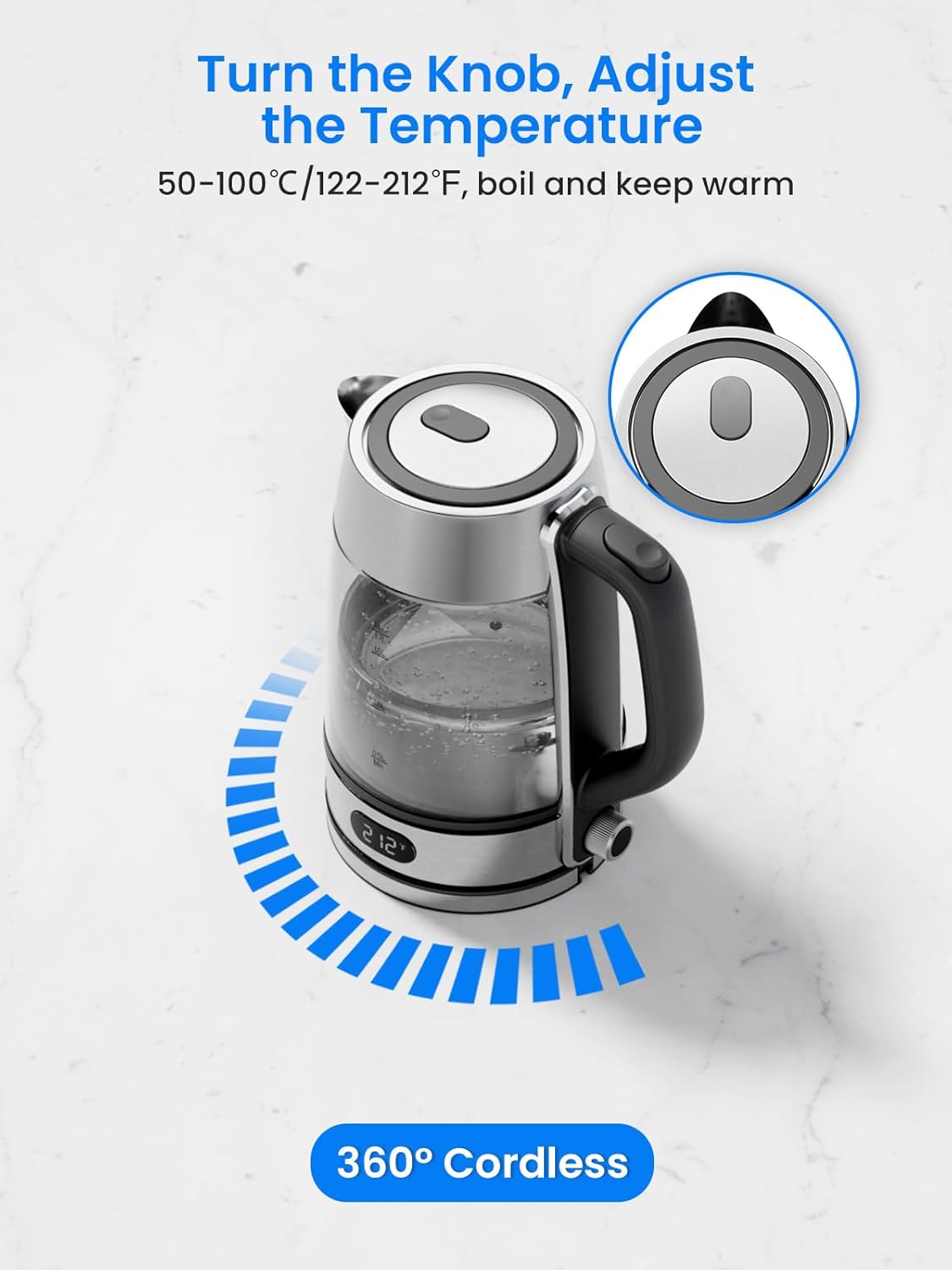 Kismile Electric Kettle KT6708 - Image 5