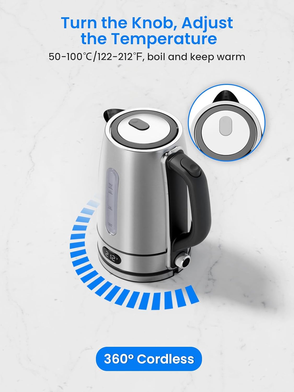 Kismile Electric Kettle KT6708 - Image 13