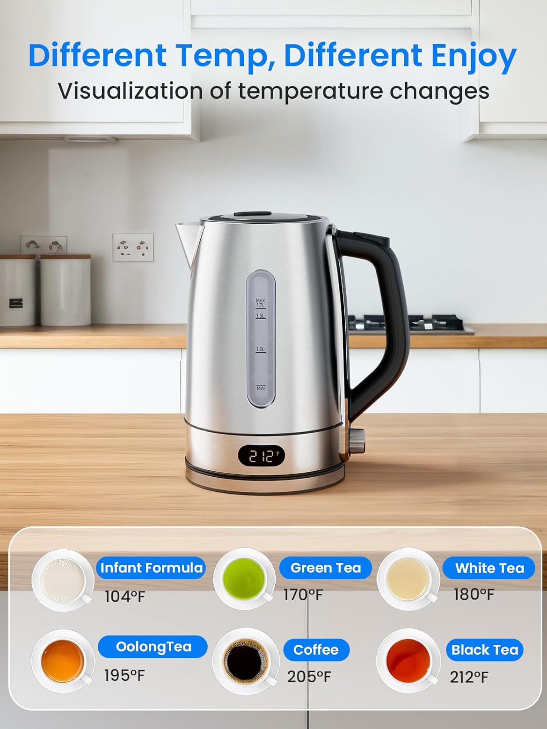 Kismile Electric Kettle KT6708 - Image 11