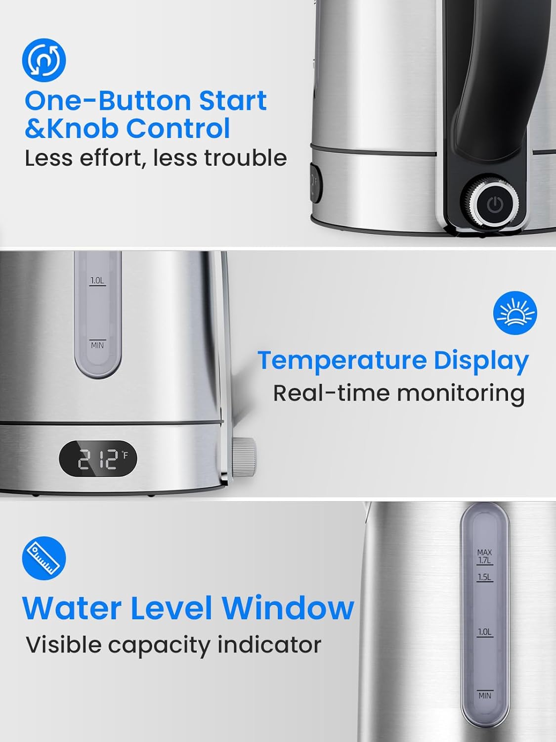 Kismile Electric Kettle KT6708 - Image 10