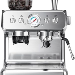 Kismile Espresso Machine with Grinder