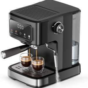Kismile Espresso Machine with Milk Frother 80501KCM0