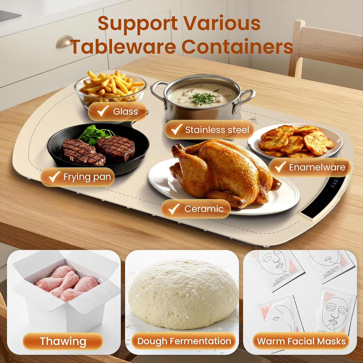 Kismile Food Warming Mat 29604KWB0 - Image 17