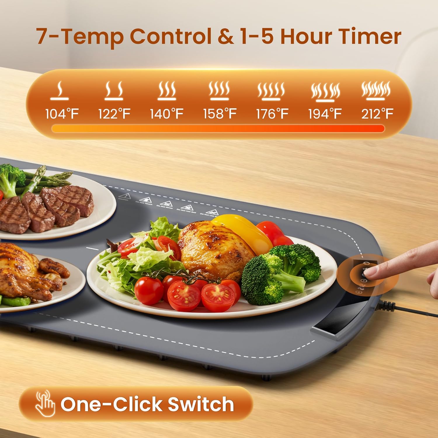 Kismile Food Warming Mat 29604KWB0 - Image 11