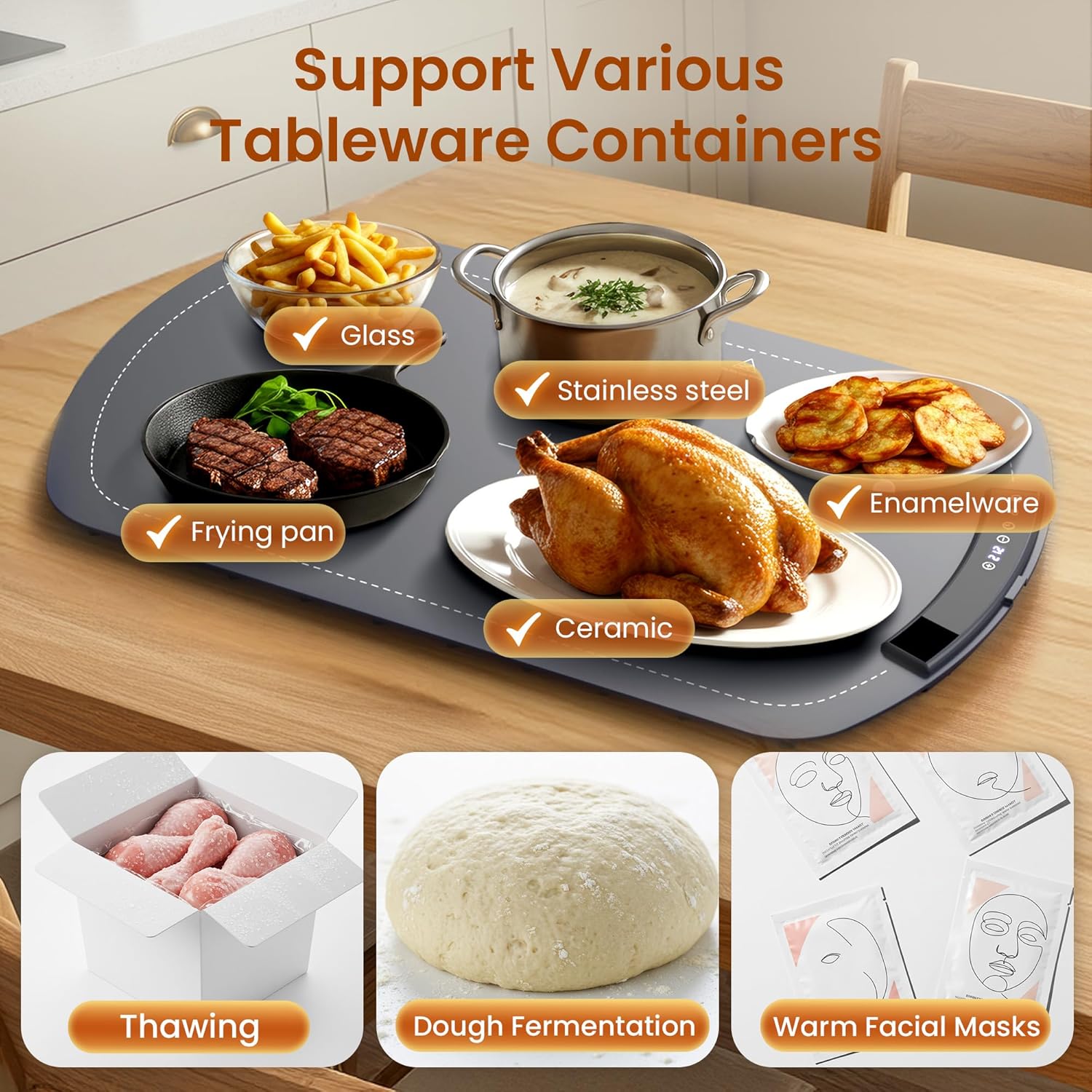 Kismile Food Warming Mat 29604KWB0 - Image 10