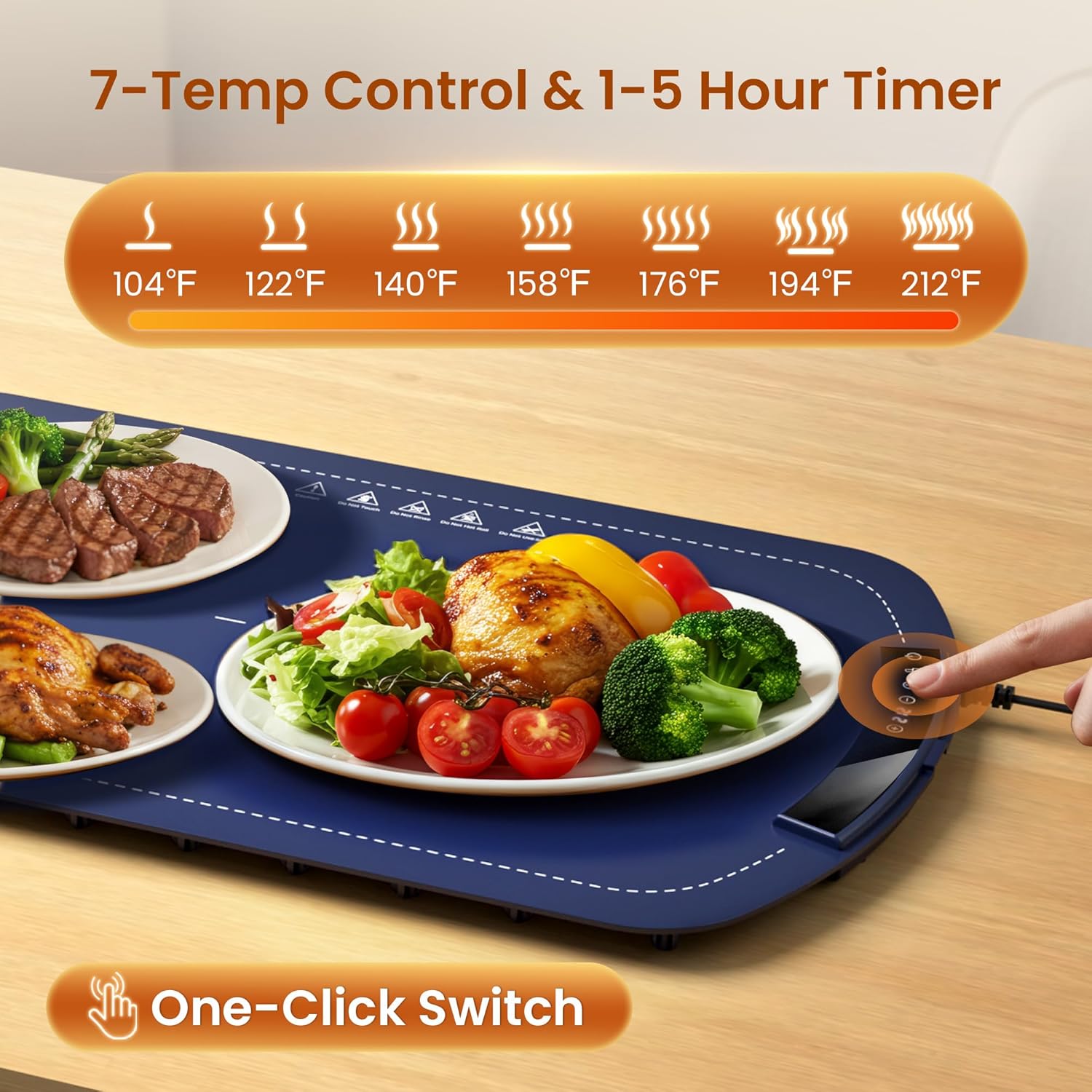 Kismile Food Warming Mat 29604KWB0 - Image 4