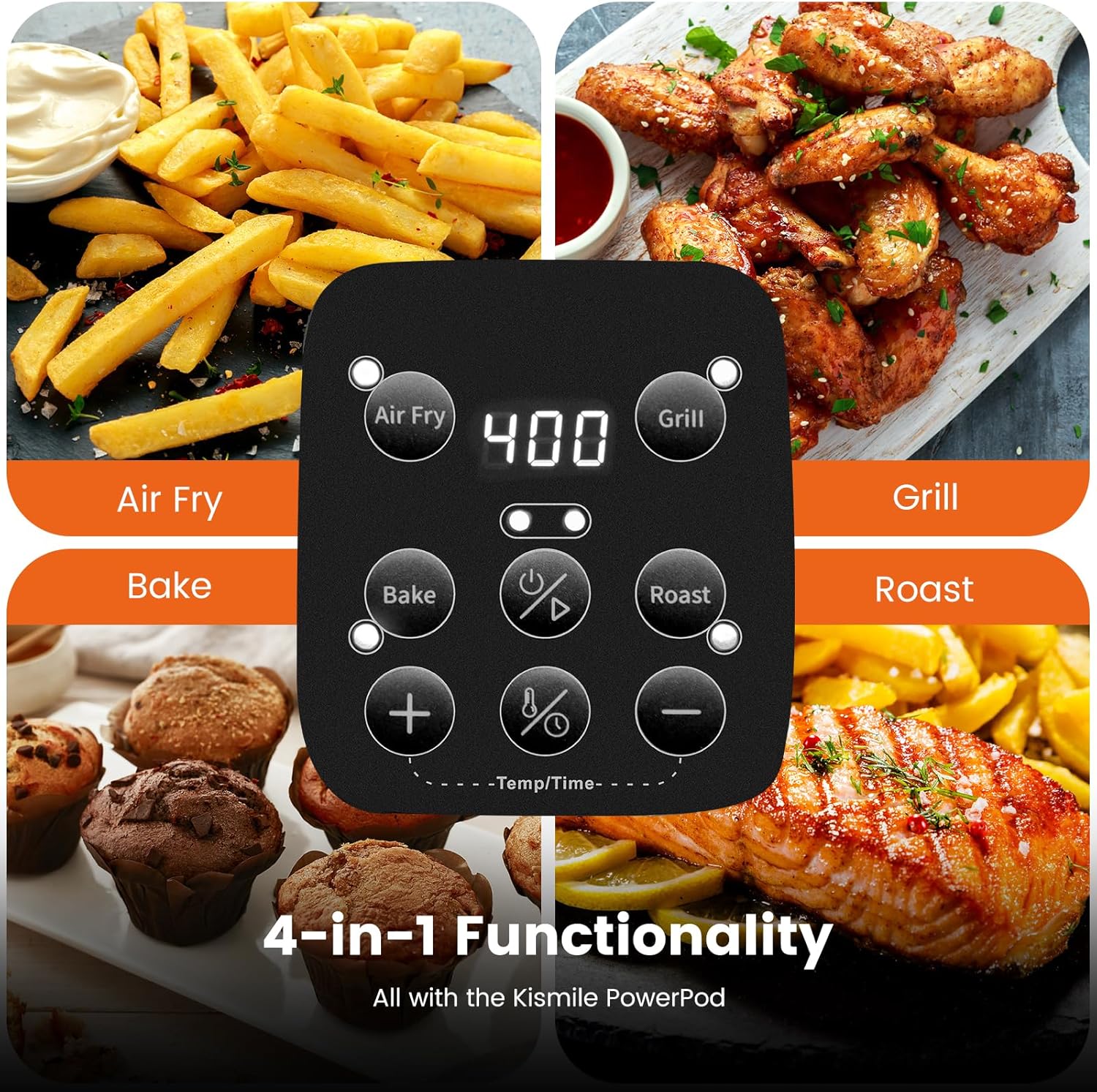 Kismile Glass Air Fryer Non Toxic 12501KAF0 - Image 12