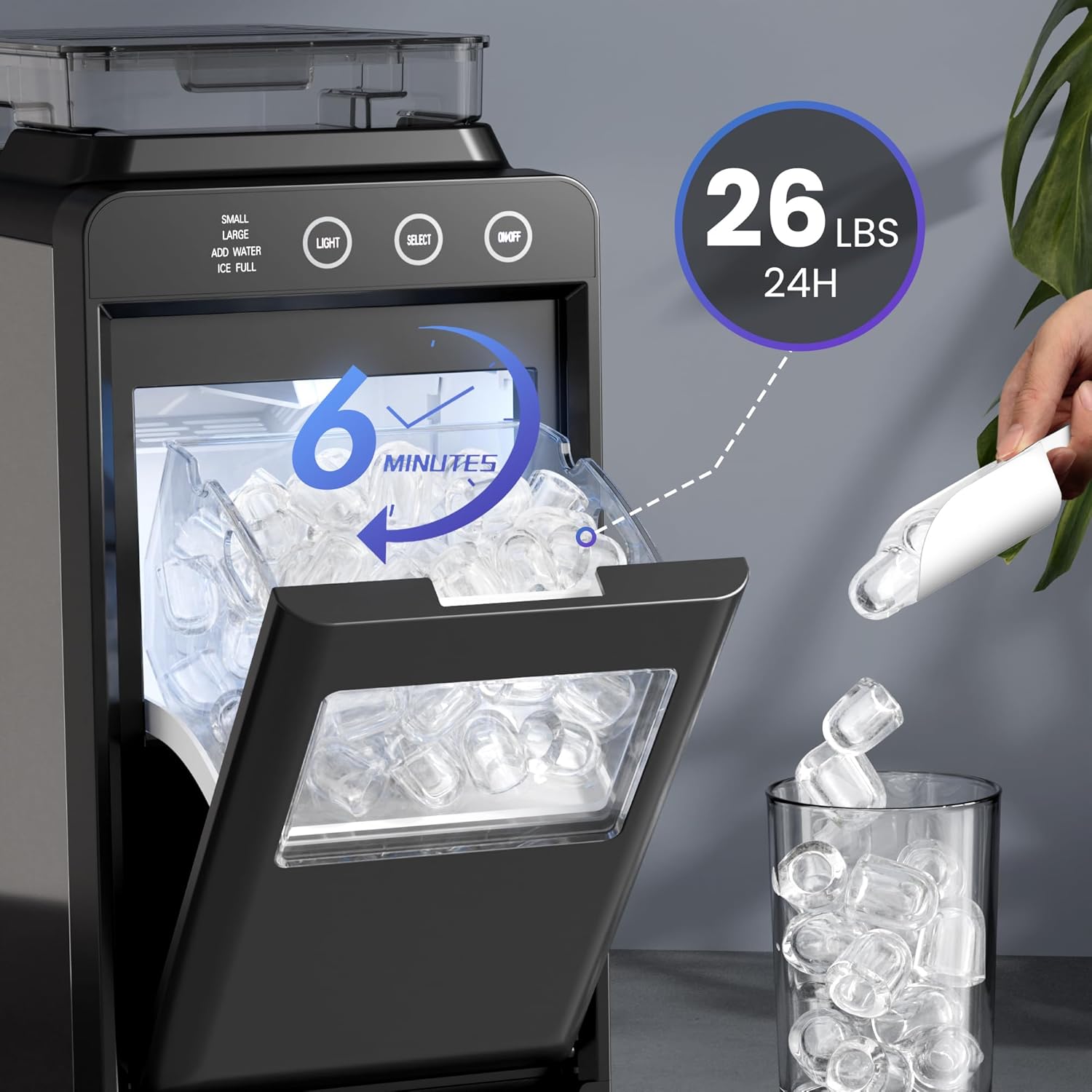 Kismile Ice Makers Countertop 58212RIM0 - Image 10