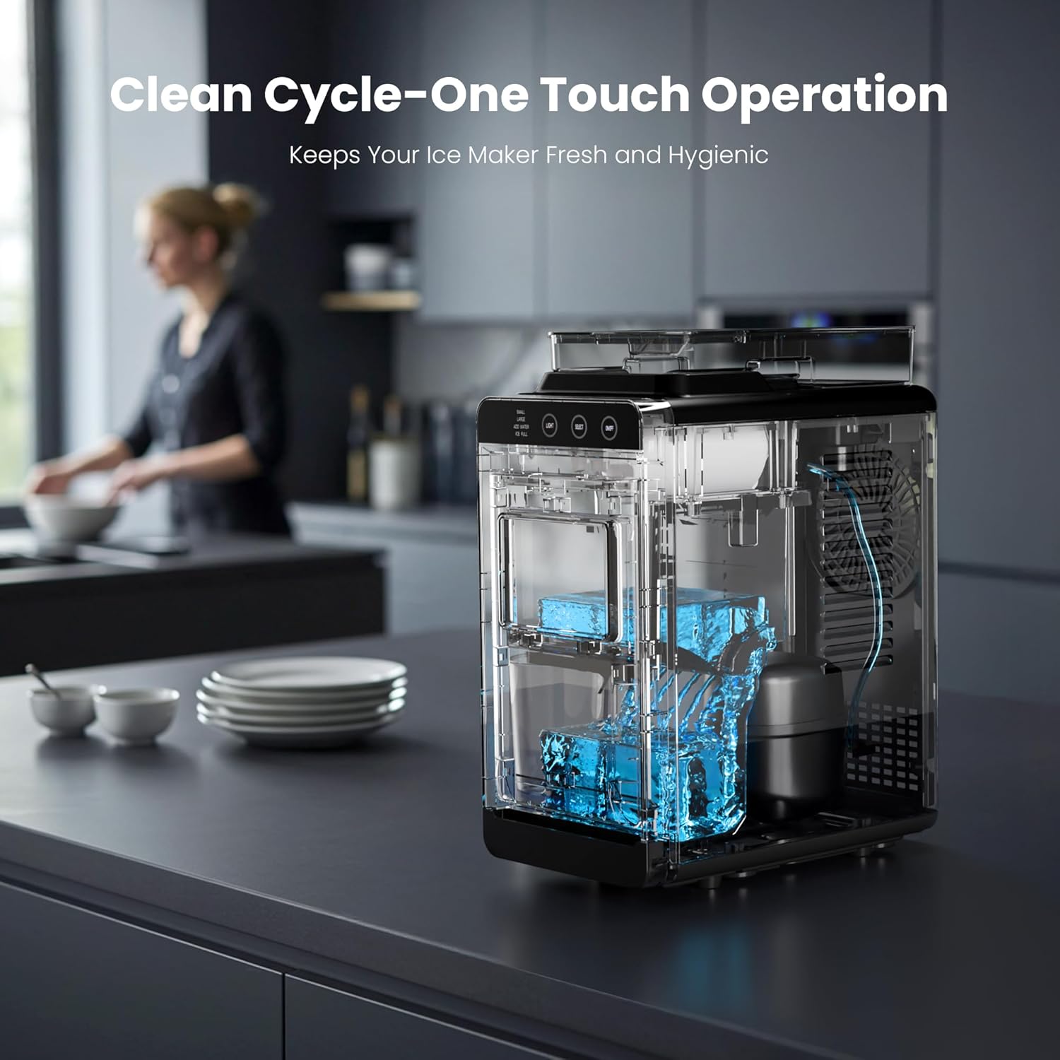 Kismile Ice Makers Countertop 58212RIM0 - Image 8