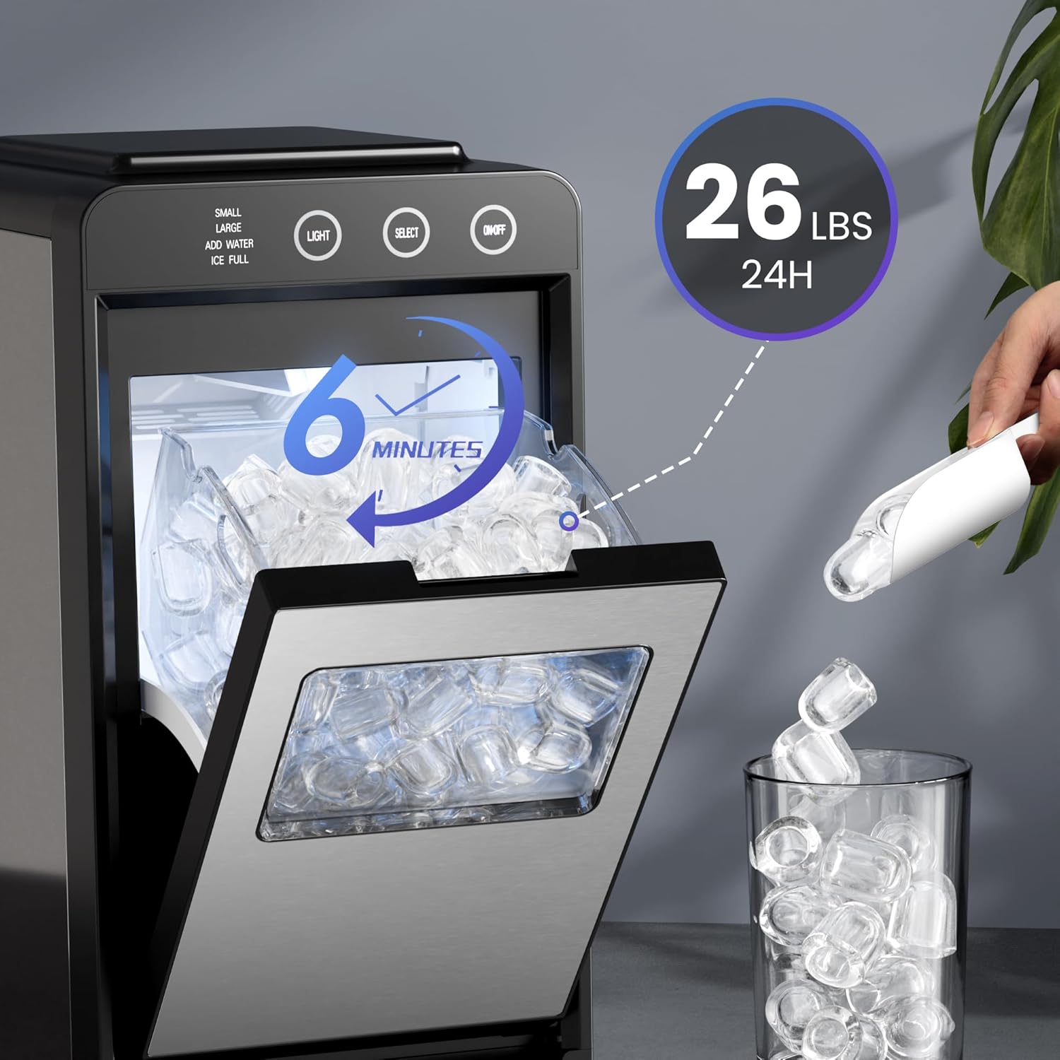 Kismile Ice Makers Countertop 58212RIM0 - Image 16