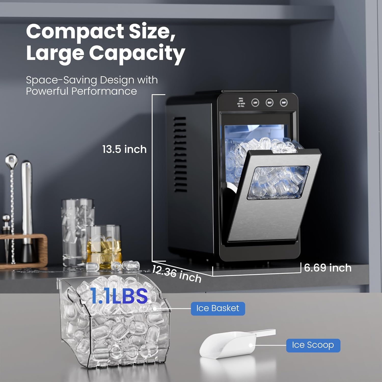 Kismile Ice Makers Countertop 58212RIM0 - Image 21