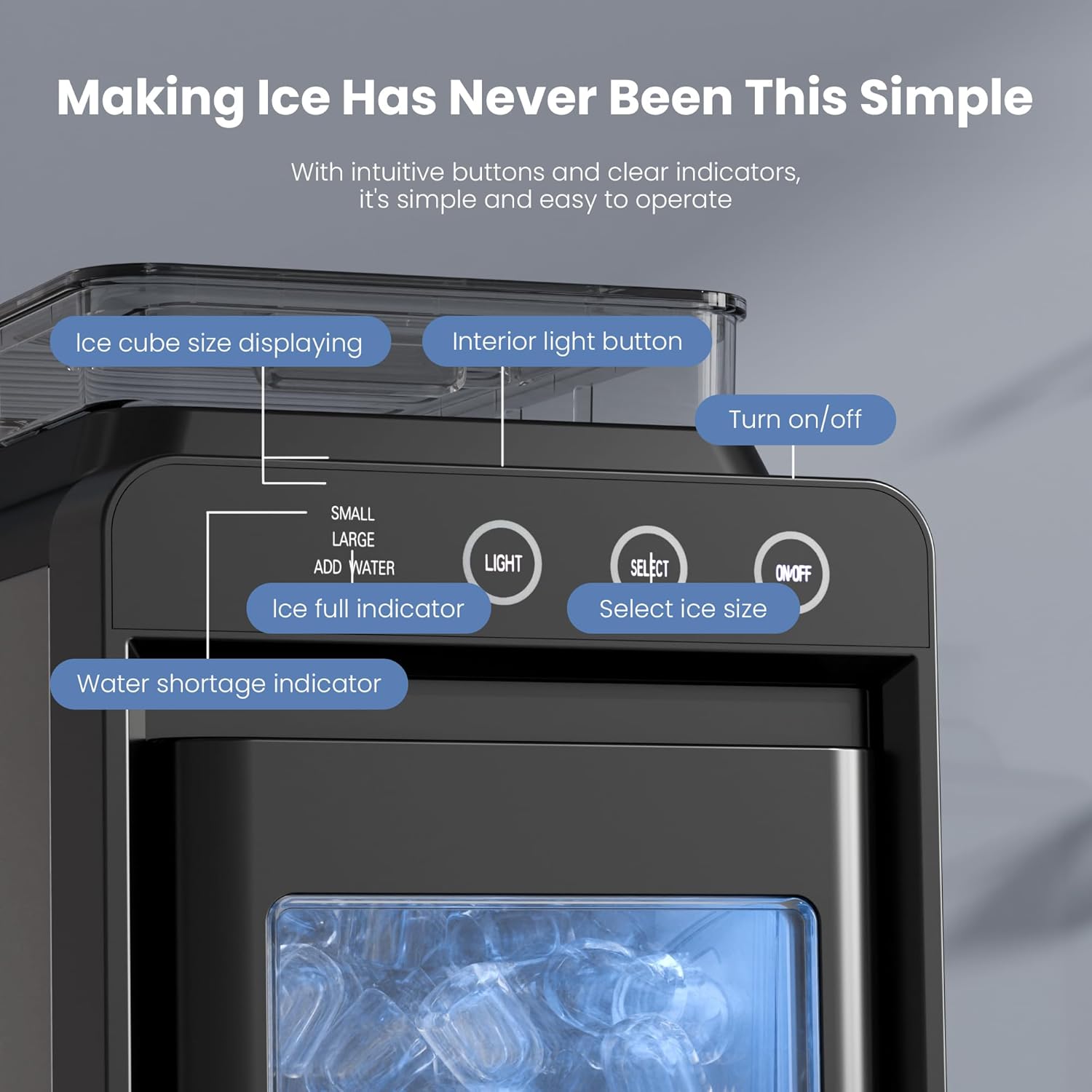 Kismile Ice Makers Countertop 58212RIM0 - Image 11