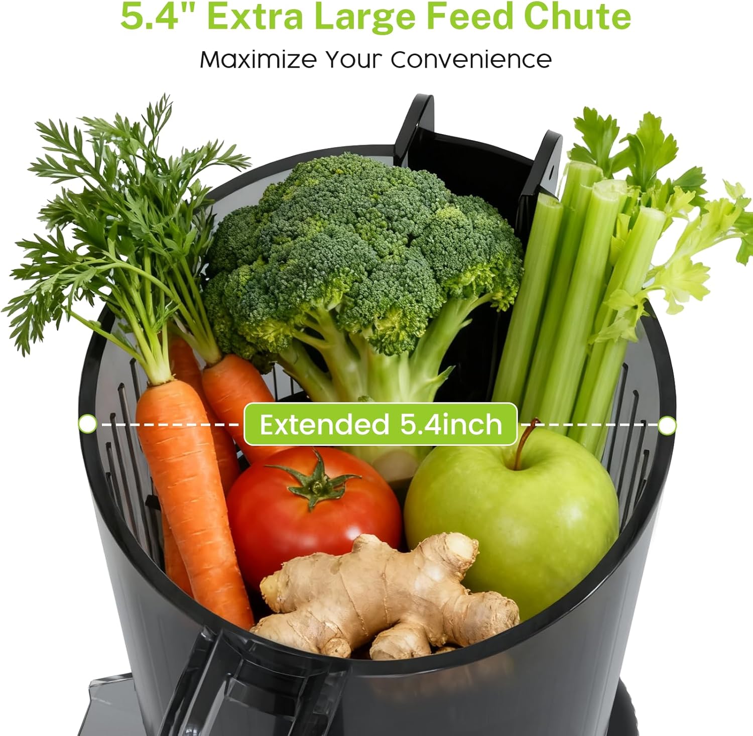 Kismile Juicer Machines with 5.4 Large Feed Chute 27120KJU0 - Image 4