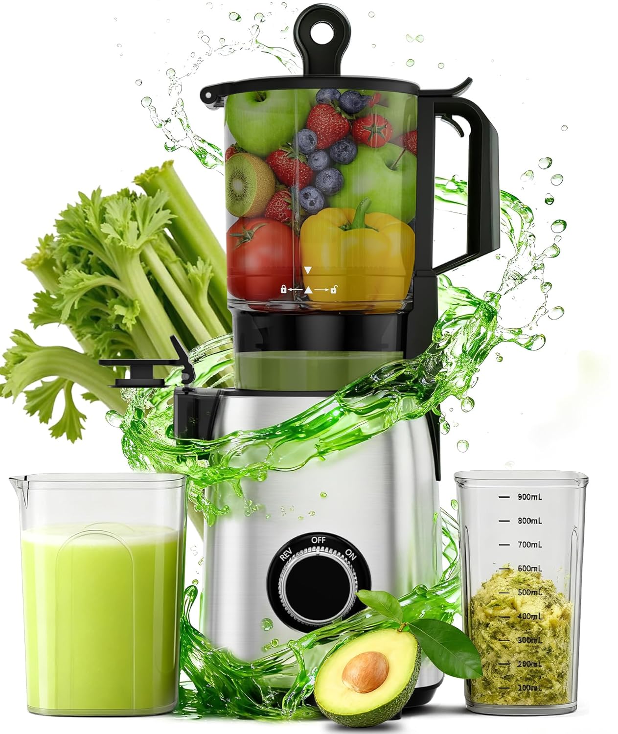 Kismile Juicer Machines with 5.4 Large Feed Chute 27120KJU0 - Image 8