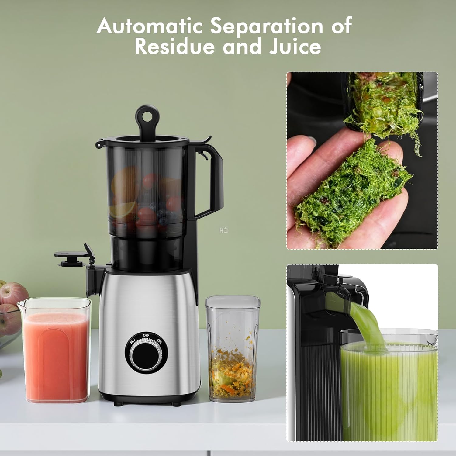 Kismile Juicer Machines with 5.4 Large Feed Chute 27120KJU0 - Image 9