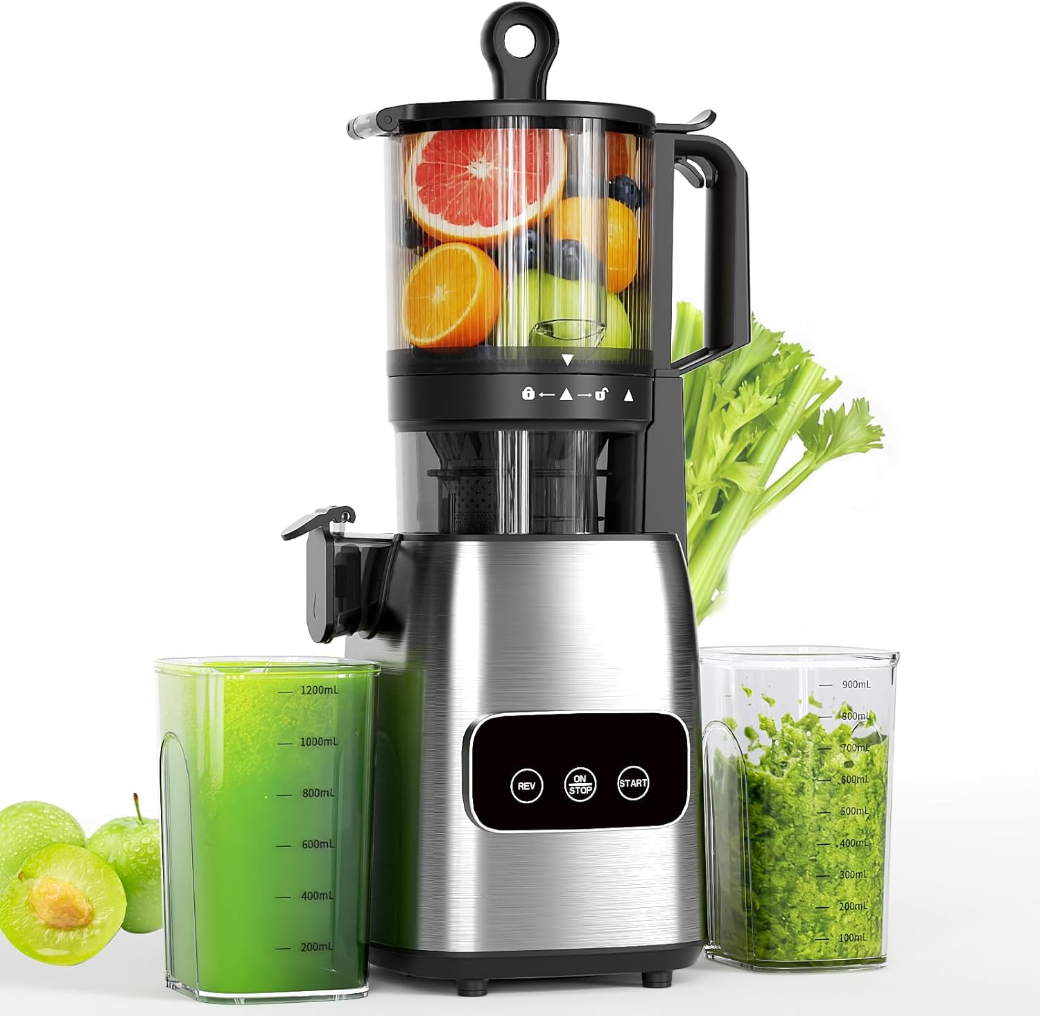 Kismile Juicer Machines with 5.4 Large Feed Chute 27120KJU0