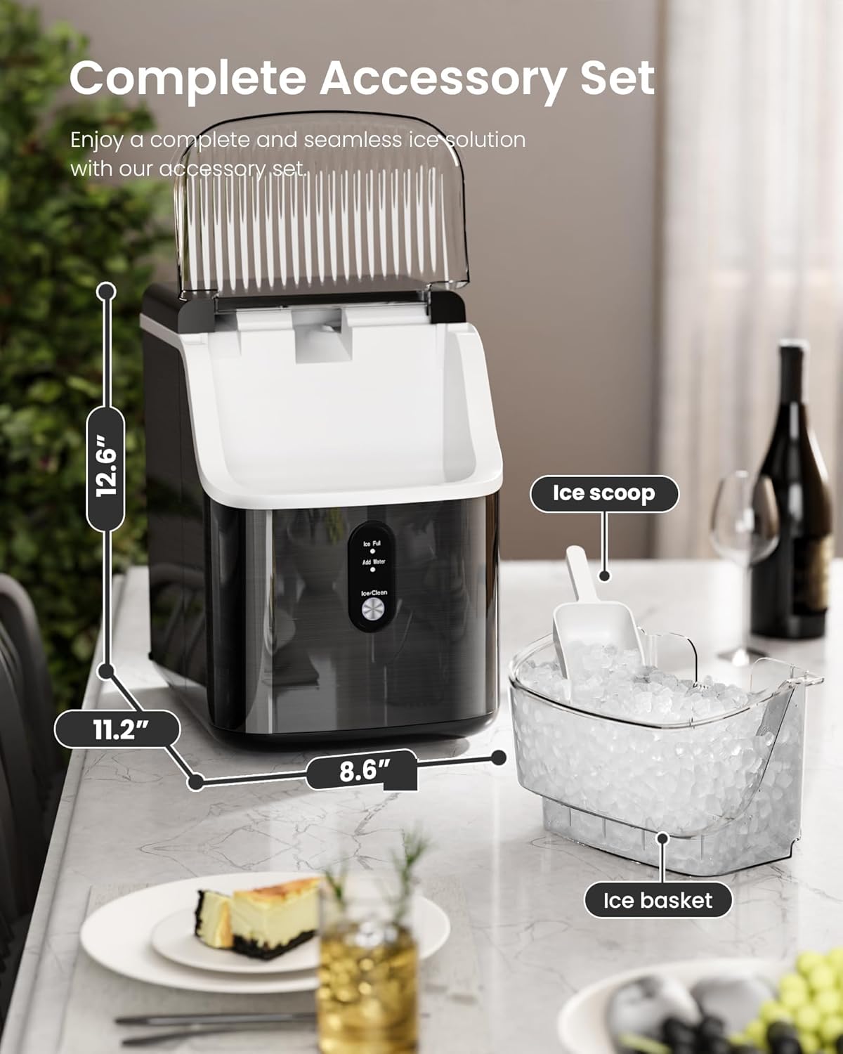 Kismile Nugget Countertop Ice Maker Z5815NB - Image 19