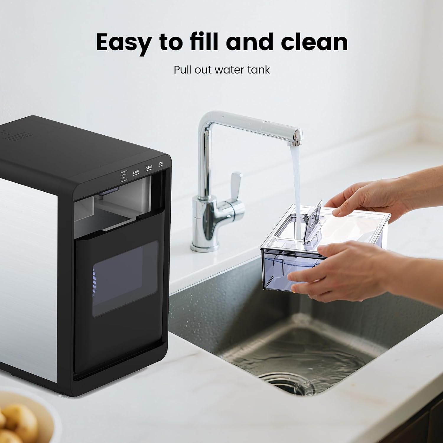 Kismile Nugget Ice Maker Countertop 58020RIM0 - Image 7