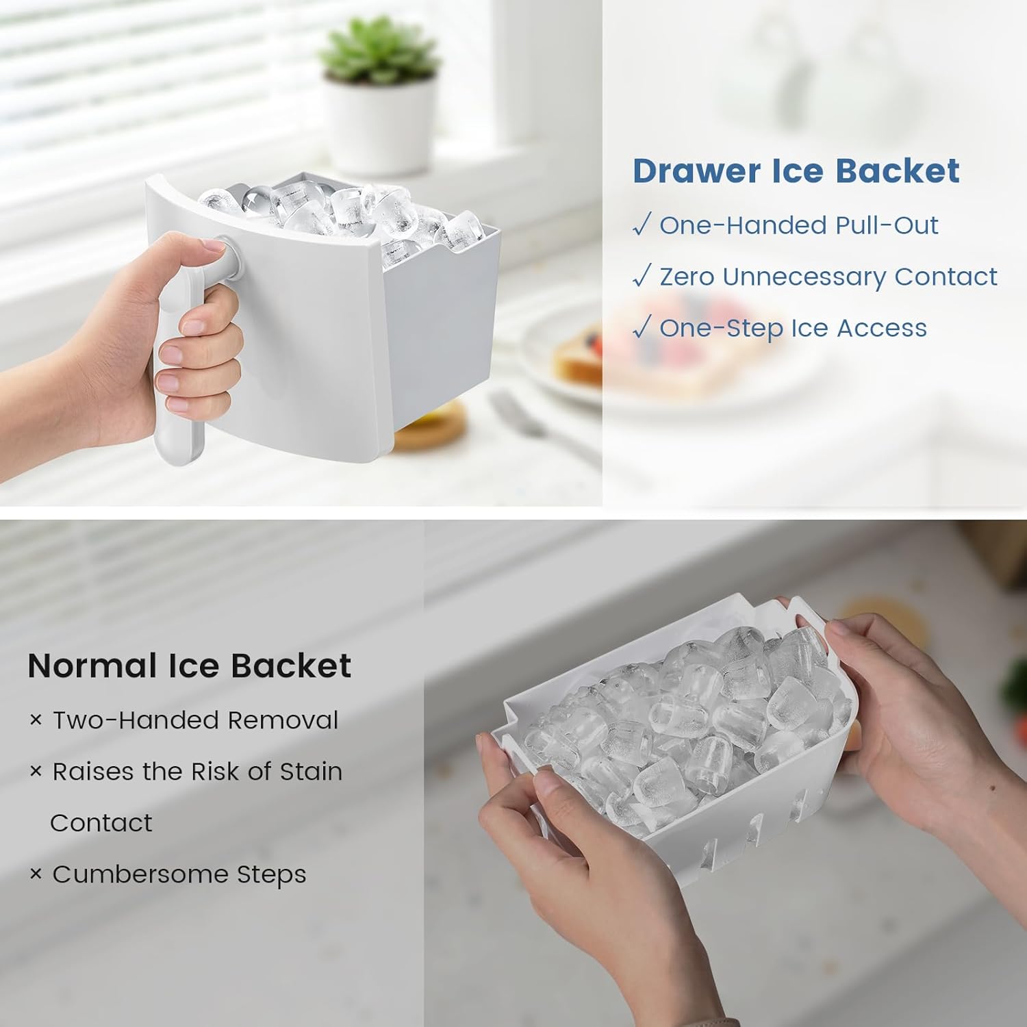Kismile Portable Countertop Ice Maker 11015RIM0 - Image 12