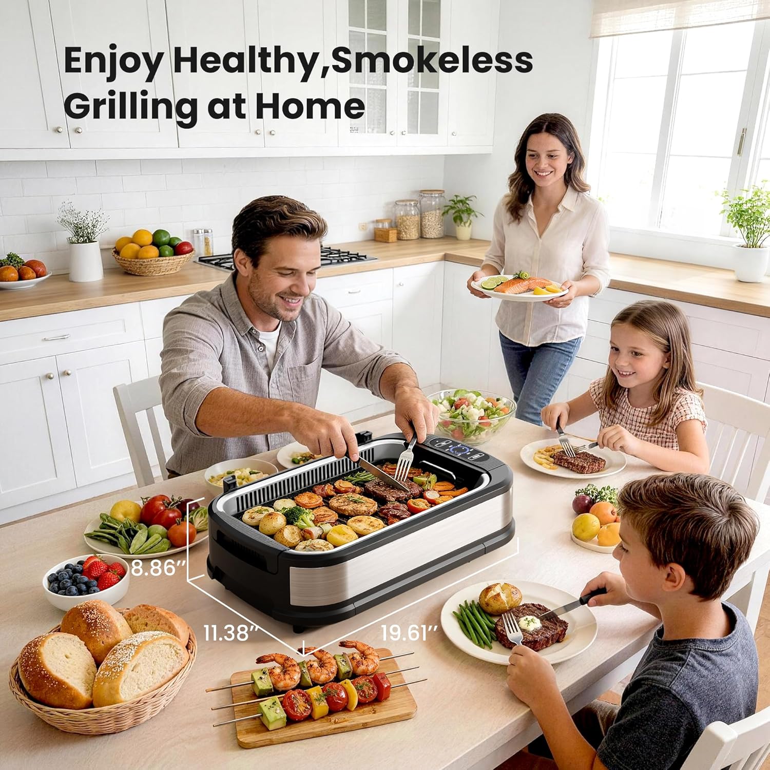 Kismile Smokeless Indoor Grill 81002KEB0 - Image 7