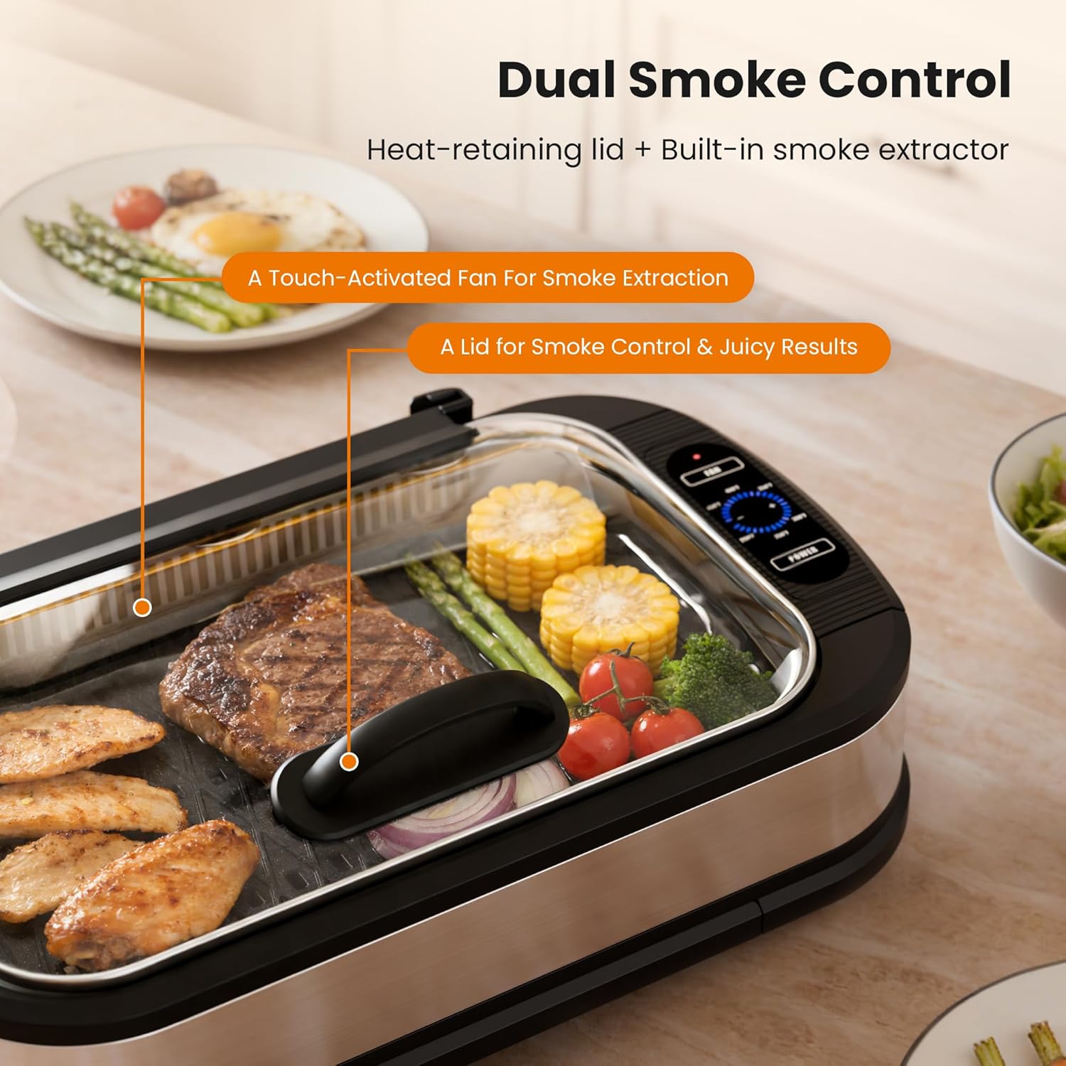 Kismile Smokeless Indoor Grill 81002KEB0 - Image 4