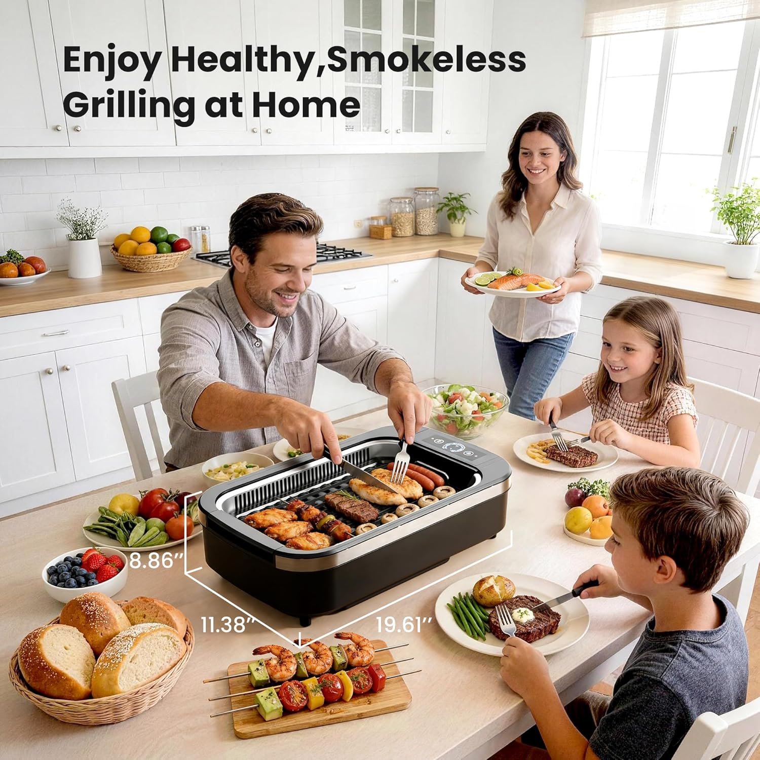 Kismile Smokeless Indoor Grill 81002KEB0 - Image 15