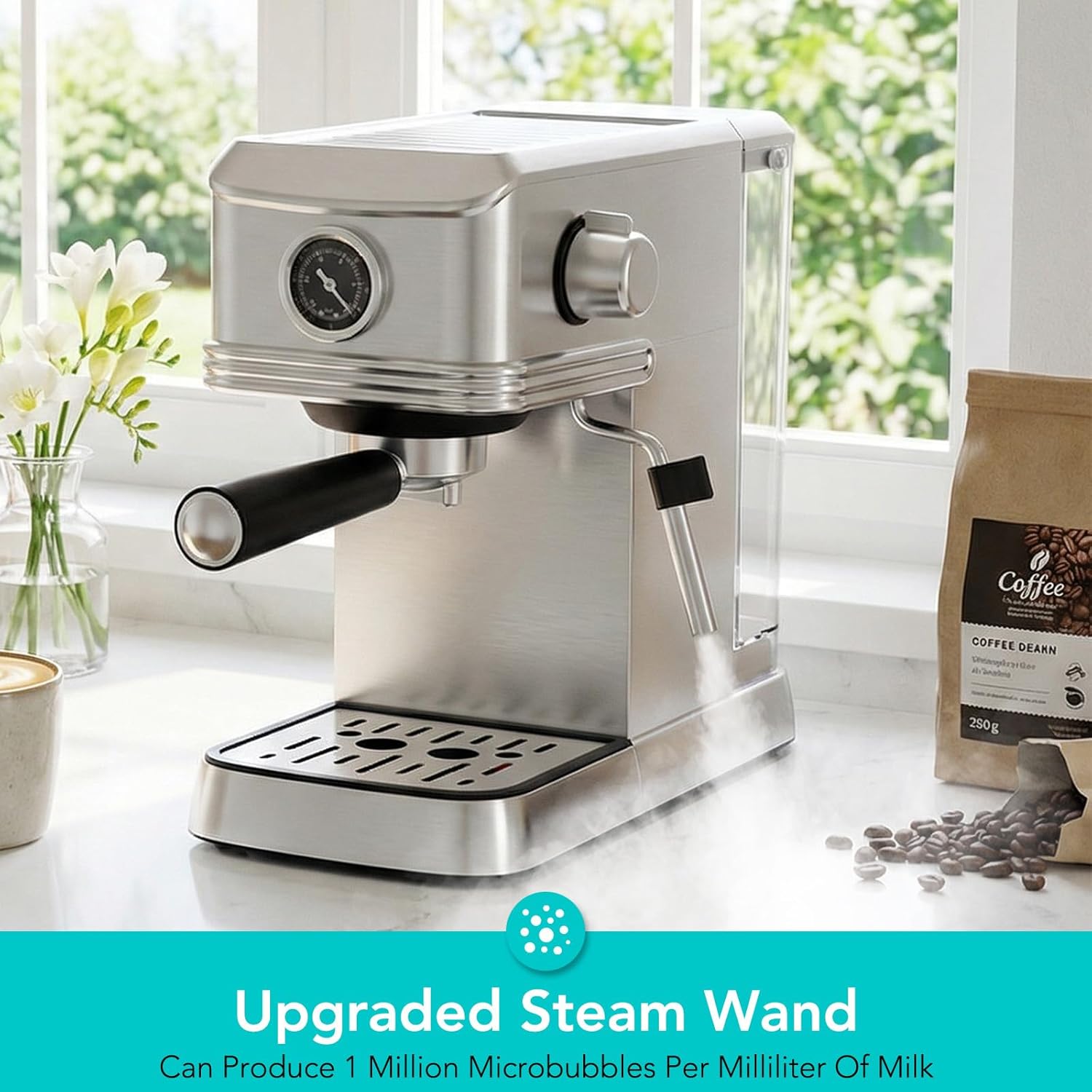 Kismile Stainless Steel Espresso Machine 94223KCM0 - Image 13