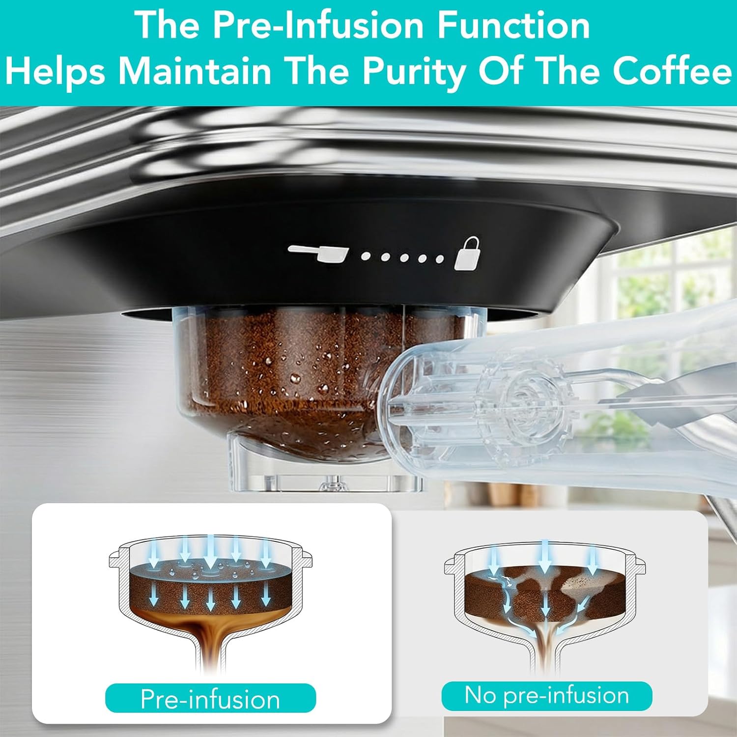 Kismile Stainless Steel Espresso Machine 94223KCM0 - Image 14