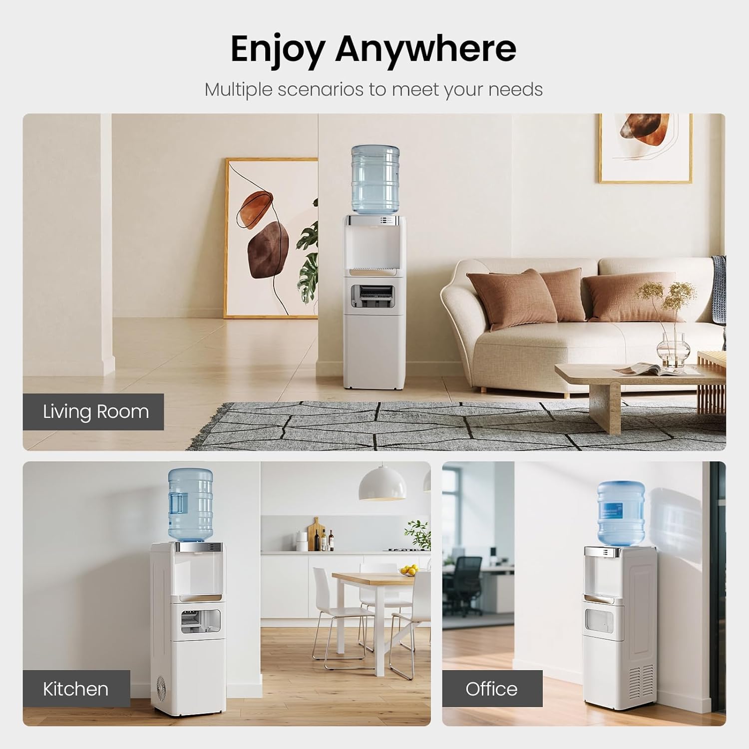 Kismile Water Cooler Dispenser with Ice Maker WD5815 - Image 14