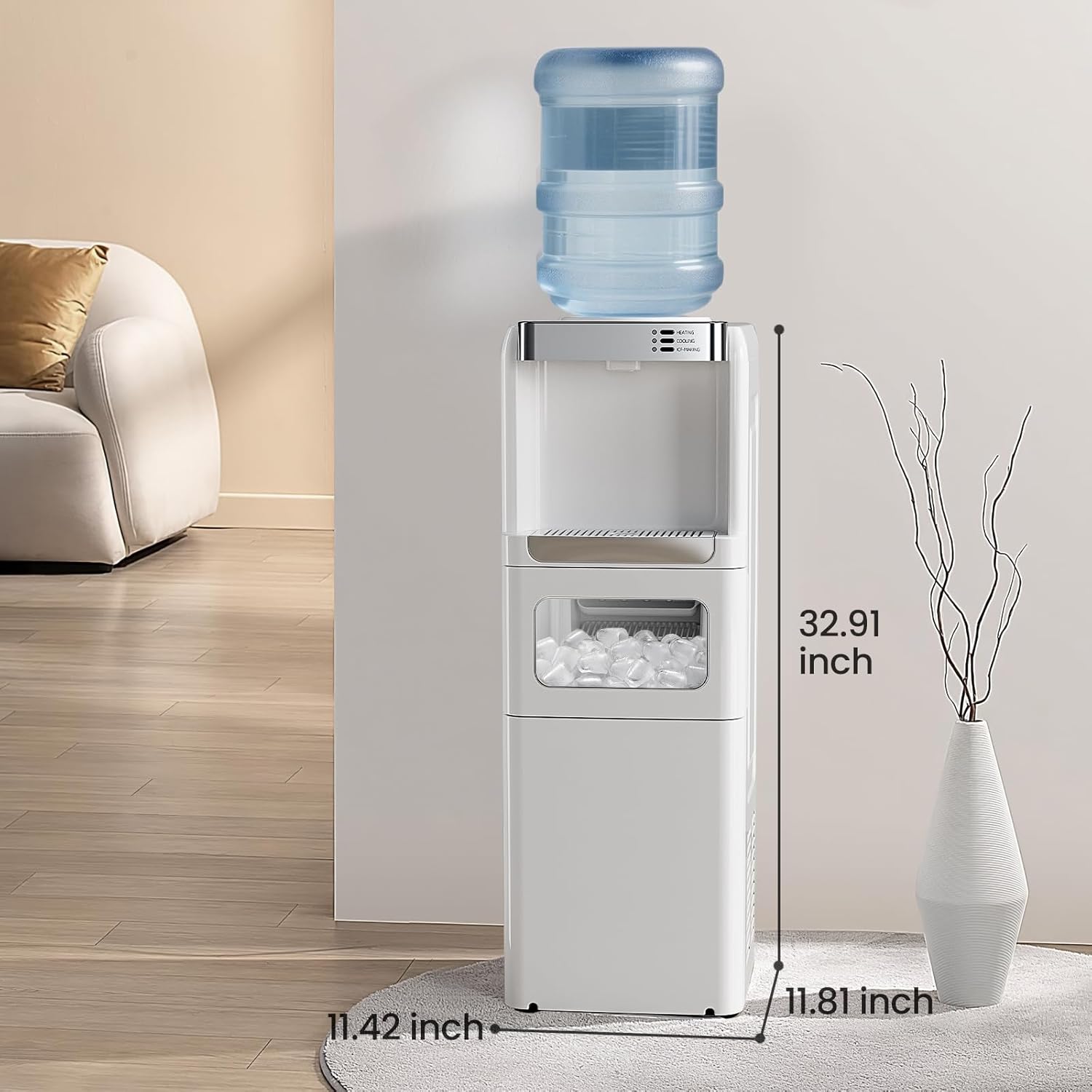 Kismile Water Cooler Dispenser with Ice Maker WD5815 - Image 13