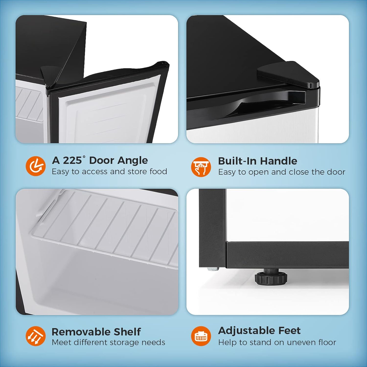 2.63.2 cu. ft Mini Fridge with Freezer - Image 18