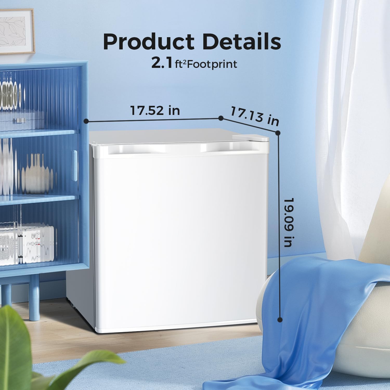 2.63.2 cu. ft Mini Fridge with Freezer - Image 11