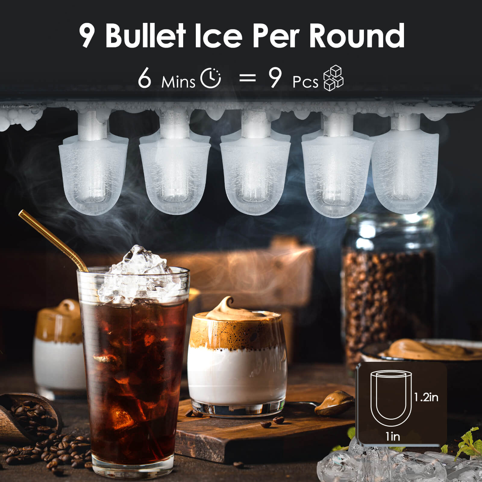 Portable Ice Maker with Handle Z5822H - Image 24