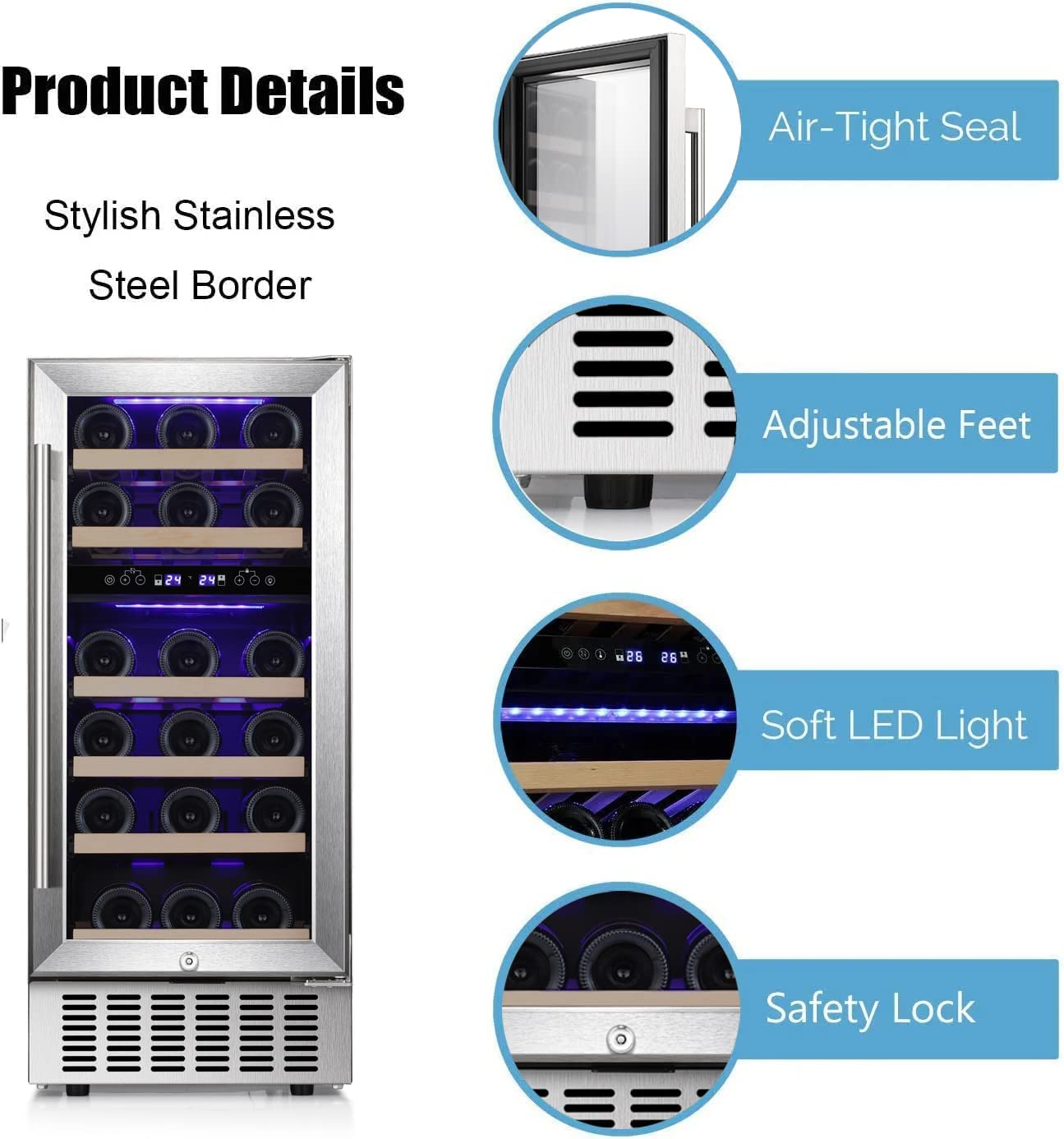 15 Inch Beverage Refrigerator W5185B - Image 6